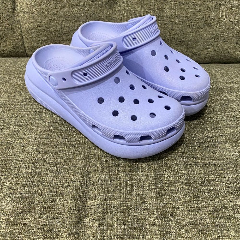 Crocs Classic Crush Platform Clogs Women Size 8